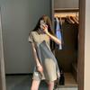 Vestido de verano para mujer TB, nuevo, con solapa, manga corta, algodón, casual, versátil, estilo universitario, vestido de tenis, moderno
