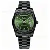 Nuevo Reloj para Hombre con Correa de Acero Inoxidable, Estilo de Negocios, Sencillo y Lujoso, Reloj de Cuarzo Resistente al Agua, Reloj de Pulsera con Manecillas de Esfera Grande para Comercio Exterior