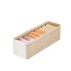 Caja de Almacenamiento de Calcetines de Algodón y Lino Tianshan Ropa Interior y Calzoncillos Caja de Ajuste Dividido Cajón para Ropa Ajustada al Cuerpo Artefacto Plegable