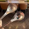 Cuchara Estilo Japonés Acero Inoxidable 304 Cuchara de Mesa Cuchara para Curry Cuchara Doméstica Cuchara Sopera de Mango Largo Cuchara para Helado Postre
