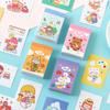 Colección suave de mensajes libro de frijoles pequeños La tercera toma oso fresco lindo Conejita Diario de niña Libro de pegatinas de material DIY 4 modelos