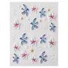 Belleza Total Transfronterizo Nuevo 5D Tridimensional Relieve Estrella de Mar Océano Concha Flor de Cinco Pétalos Flor de Hielo Pegatinas para Uñas