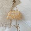 2025 Nuevo Bolso de Cadena de Flor de Rosa Dulce para Noche de Verano Bolso de Mano para Banquete Bolso Cruzado Artístico para Ropa de Noche Cheongsam