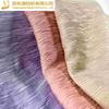 Tecido para vestido jaqueta jacquard amassado de rayon de nylon CR311 com textura plissada tridimensional
