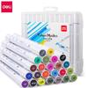 Rotuladores 12 Colores Rotuladores de Colores de Doble Punta 24 Colores 36 Colores 48 Colores Set de Rotuladores de Dibujo para Graffiti Infantil
