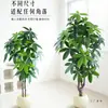 Planta artificial en maceta árbol de la fortuna falso árbol falso para sala de estar decoración interior árbol artificial flor de suelo flor artificial planta verde grande