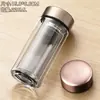 Taza de Té de Regalo con Logo Impreso, Regalo Souvenir, Taza de Agua de Vidrio de Borosilicato Alto Resistente a Altas Temperaturas, Taza Publicitaria, Taza de Vidrio de Doble Pared