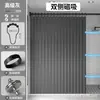 Cortina de tela invisible impermeable a prueba de moho, partición de baño, ducha, separación seco y húmedo, cortina de ducha plegable para baño, traje sin perforaciones