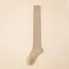 Meias 3/4 Outono e Inverno Meias de Compressão de Alta Pressão Meias Longas Femininas JK Meias Longas Emagrecedoras para Pernas Estilo Japonês Ins Tendência Meias Acima do Joelho para Mulheres