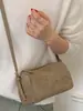Bolso liso transfronterizo para mujer 2026 otoño nuevo elegante retro casual bolso cruzado bolso de mano de un solo hombro bolso cilíndrico