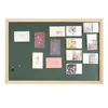 Zhenteng Quadro de Cortiça Parede de Fotos Fundo de Parede Quadro de Mensagens Estilo Ins Escola Jardim de Infância Quadro de Cortiça com Tachinhas Linho