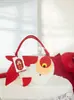 Bolsa de Feltro de Ano Novo Bolsa Tote de Feltro Semelhante ao Estilo Xiaohongshu Bolsa Tote de Alta Qualidade Bolsa de Mão Logotipo Personalizado Bolsa de Presente