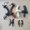 Transfronterizo 4 Tipos de Plástico Negro Marrón Mangos de Calabaza Accesorios de Calabaza Manualidades Accesorios para Bricolaje 4-9.2cm