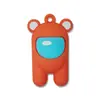 Chaveiro Lobisomem Espacial PVC Silicone Tridimensional Animação Desenho Animado Boneco Chaveiro Pingente de Bolsa Pequeno Presente