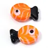 Contas de Vidro Coloridas de Peixinhos Contas de Vidro de Peixinhos Acessórios DIY Furo Reto Pulseira Contas de Vidro de Peixinhos Fofos Atacado