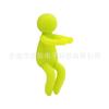 Cross-border New Cute Little Man Plant Support Stand Plant Bracket Fixação Cup Along Plant Little Man Silicone Fixação Stand