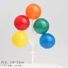 Celebridade da Internet Estilo Ins Confissão Colorida Balão de Argila para Assar Decoração de Bolo Enfeites Aniversário Vestido Plug-in Cartão