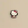 Lindos accesorios acrílicos pequeños con relieve de gato KT para decoración de accesorios para la cabeza DIY, fundas de teléfono y decoración de zapatos Crocs