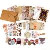 Dream Dance libro de papel luz humo serie bolsa de material retro decoración de diario artístico notas base pegatinas 30 piezas 6 piezas