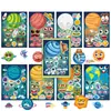 Animación Infantil Transfronteriza Dibujos Animados Familia Interactivo Rompecabezas Rompecabezas DIY Búsqueda del Tesoro Pirata Regalo Pegatinas para Fiesta