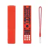 Funda Protectora de Silicona para Control Remoto de TV Hisense Erf3C46H Versión Japonesa, Funda Hueca Antideslizante Anticaídas con Luz Nocturna