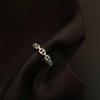 Anillo de Dedo Índice Abierto con Números Romanos Plateado para Mujer Simple Ins Trendy Popular en Internet Moda Estilo Frío Anillo Personalizado Retro