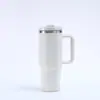 Copo Térmico Yongkang 40oz com Alça de Aço Inoxidável Copo de Carro com Canudo Copo de Café para Exterior Grande Capacidade 304 Portátil