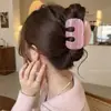 Nuevo estilo primavera y verano pinza de tiburón grande para mujer con un toque de alta gama, no daña el cabello, pinza de pelo para la nuca, accesorio para el cabello