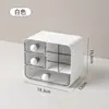 Caja de almacenamiento de escritorio para estudiantes, papelería estilo ins, cuaderno, portalápices inclinado, cosméticos, organizador de cajón de escritorio para dormitorio