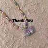 2026 Nuevo Collar de Perlas de Estrella de Manzana de Color Dopamina de Moda Cadena de Clavícula Colorida de Verano de Lujo Ligero de Nicho