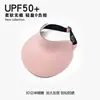 Sombrero de verano de una pieza sin costuras de ala ancha para protección solar, sombrero de ala ancha para protección solar y cobertura facial para mujer, sombrero de copa hueco resistente a los rayos UV