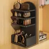 Estante de almacenamiento de bolsas en la parte superior del mueble de entrada, estante de niveles, almacenamiento de bolsos de mano y mochilas para el hogar, almacenamiento conveniente para artículos cotidianos