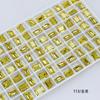 Dongzhou Crystal 8*6mm Pequeños Diamantes de Imitación para Uñas Hielo Azucarado Súper Brillantes Diamantes de Imitación de Vidrio K9 Decoraciones de Uñas Coloridas Diamantes de Imitación con Punta Inferior Venta al por Mayor