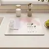 Simples para Casa, Bancada de Cozinha, Absorvente de Água, Antiderrapante, Fácil de Cuidar, Tapete Drenante de Lama Diatomácea, Tapete Isolante Anti-Queimadura, Dropshipping Transfronteiriço