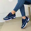 Outono 2026 Nova Cor Blocada Solado Grosso Leve Casual Mocassins Tira Cruzada Casual Sapatos Esportivos Mocassins