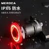 Luz trasera de bicicleta MEROCA luz de freno con inducción inteligente equipo de advertencia para ciclismo de carretera y montaña luz para ciclismo nocturno