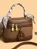 Bolso Caja Color Block Vintage Nuevo 2026 para Mujer, Bolso Cruzado, Bolso de Mano, Diseño de Nicho, Popular Bolso de Hombro de Cuero Patchwork