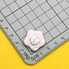 Urso de Desenho Animado com Rosto de Glitter Porquinho Coelho Biscoito de Creme Grampo de Cabelo Cordão de Cabelo Furo em Sapato Fivela Capa de Celular Acessórios de Resina