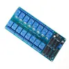 Módulo Relé de 16 Canais 5V 12V Placa de Controle com Proteção Optoacoplador com Relé de Potência LM2596