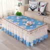 Mantel Rectangular de Tela para Mesa de Café Cubierta para Mesa de Café de Sala de Estar del Hogar Mantel Nórdico para Mesa de Comedor Cubierta Eléctrica