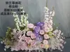 Flor de Casamento Criativa Flor Rosa de Casamento Fileira de Flores Arranjo de Flores de Chão Salão de Casamento Decoração de Arte Floral Pronta
