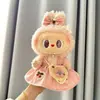 Solo Ropa de Muñeca38cm Labubu Muñeca de Vinilo de Felpa Ropa de Repuesto Labubu Ropa de Muñeca Vestido Mokoko