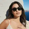 Gafas de Sol Pequeñas Redondas Estilo Hong Kong para Mujer 2026 Nuevas de Moda Estilo Urbano para Hombre Cuadradas Retro Anti-UV para Conducir