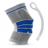 Suministro directo de fábrica protección fitness anticolisión rodilla protección de rodilla antideslizante protectora silicona baloncesto fútbol presión en stock al por mayor