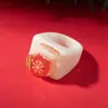 Joias Transfronteiriças Europeias e Americanas Moda Criativa Gelo Transparente Desenho Animado Natal Resina Velho Laço Árvore de Natal Presente