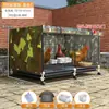 Gallinero Cifrado para Exteriores con Cubierta para Lluvia, a Prueba de Viento e Impermeable para Uso en Exteriores, Jaula de Cría Doméstica Extra Grande con Bandeja para Excrementos, Jaula para Patos