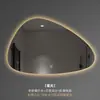 Espelho Inteligente com Tela Sensível ao Toque em Formato Especial Espelho de Banheiro de Hotel Espelho de Maquiagem com Luz Espelho de Banheiro Montado na Parede Espelho de LED