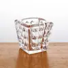 Vaso de Vidro Criativo Estilo Europeu Recipiente Transparente para Plantas Hidropônicas Copo Aroma para Velas Recipiente Base Aroma para Velas