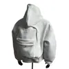Sudadera con diseño americano estéreo para mochila escolar para hombre en primavera y otoño Nueva chaqueta para hombre Versátil de nicho Sudadera tipo cárdigan para hombre