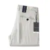 Calça Casual de Linho 100% Estilo Verão Fino 2025, Alta Qualidade, Simples, Confortável, Respirável, Absorvente de Suor, Calça Longa de Linho Puro de Corte Reto